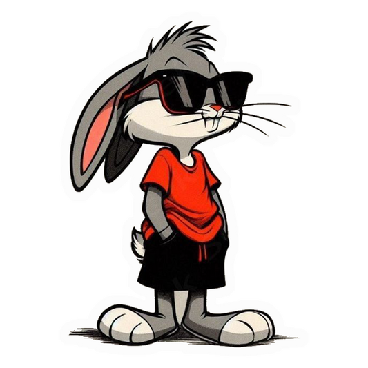 Bugs Bunny Cool Shades Premium Vinyl Stickers