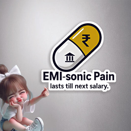 EMI Sonic Pain Premium Vinyl Stickers