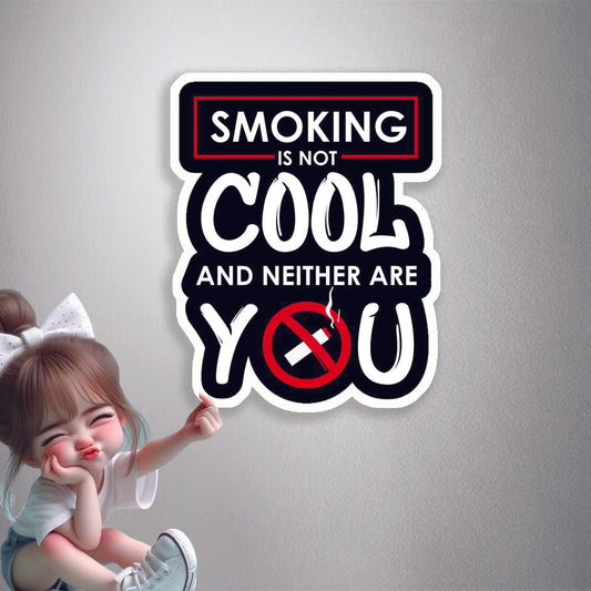 Smoking Not Cool Premium Vinyl Stickers
