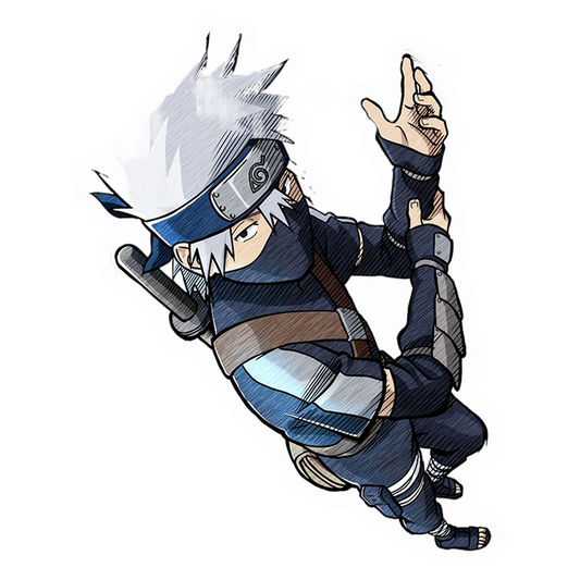 Kakashi Hatake (Aeriel View)Premium Vinyl Stickers