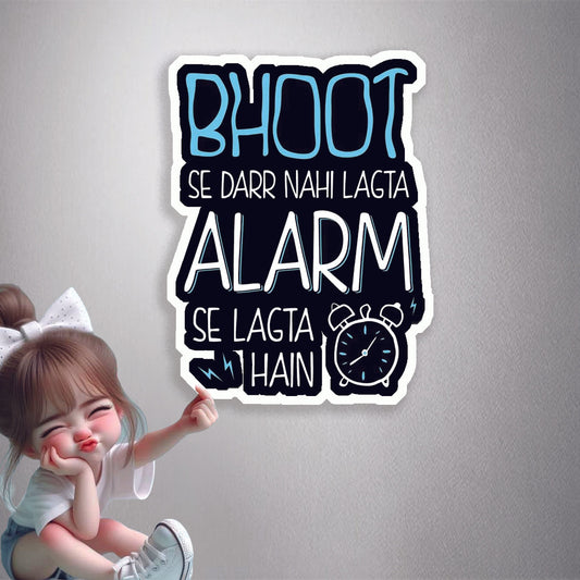 Alarm Fear Humour Premium Vinyl Stickers