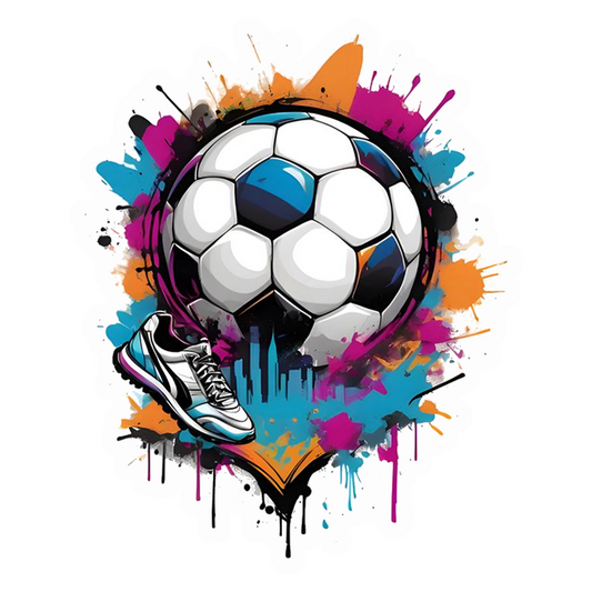 Aesthetic Football Cutout Premium Vinyl Stickers