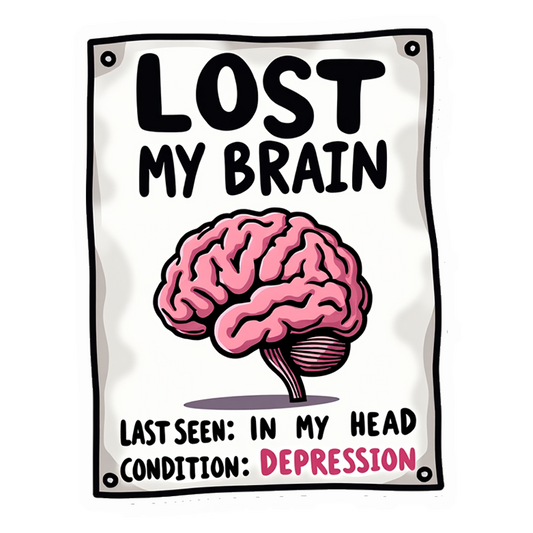 Lost My Brain Premium Vinyl Stickers