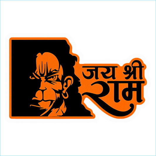 Hanuman, Jai Shree Ram Premium Vinyl Stickers