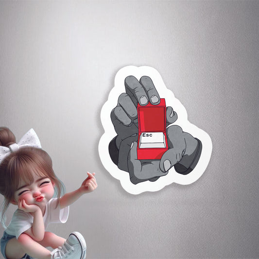 Escape Ring Premium Vinyl Stickers