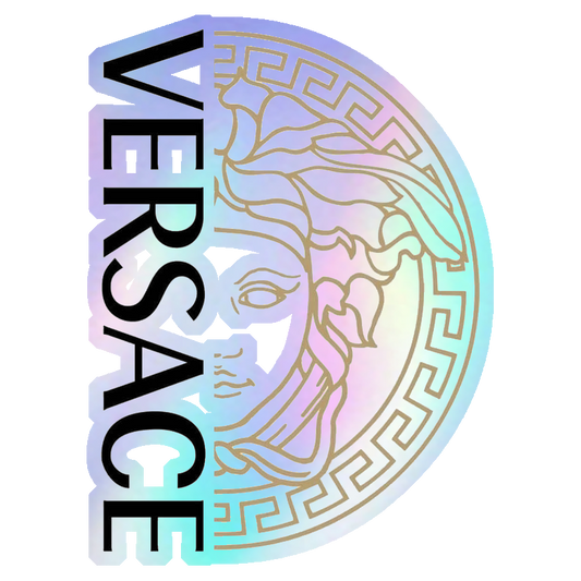 Versace Medusa Emblem Holographic Stickers