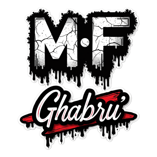 M.F. Ghabru Aesthetic (2) Premium Vinyl Stickers