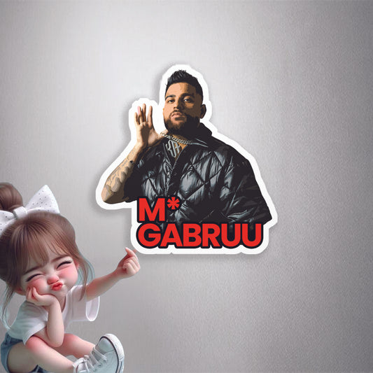 Karan Aujla MF Gabhru Premium Vinyl Stickers