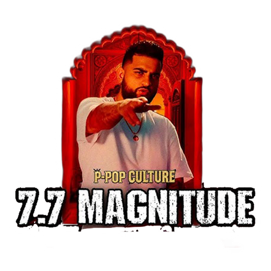 Karan Aujla 7.7 Magnitude Premium Vinyl Stickers