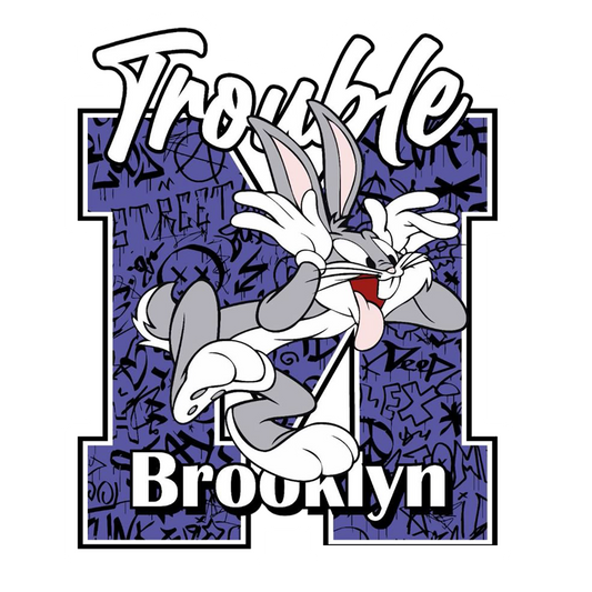 Bugs Bunny Brooklyn Trouble Premium Vinyl Stickers