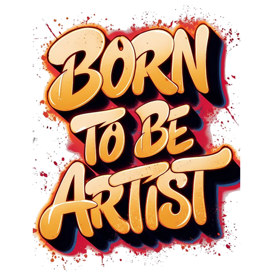 Born To Be Artist Premium Vinyl Stickers