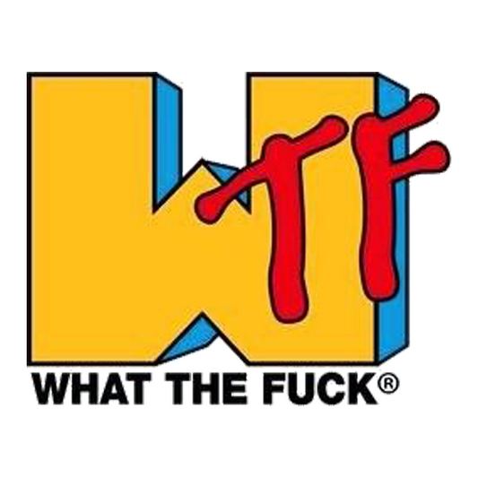 WTF MTV Style Premium Vinyl Stickers