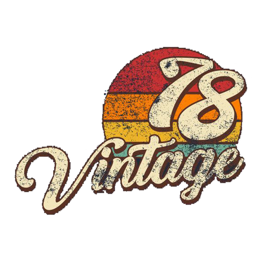 Vintage 78 Sunset Premium Vinyl Stickers