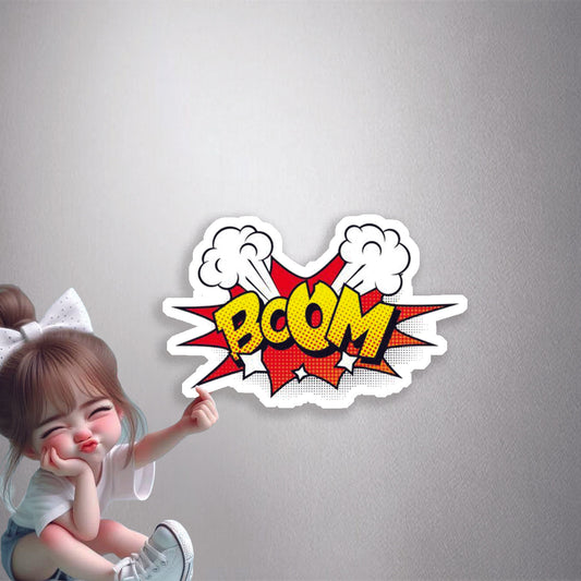 Boom Comic Pop Art Premium Vinyl Stickers