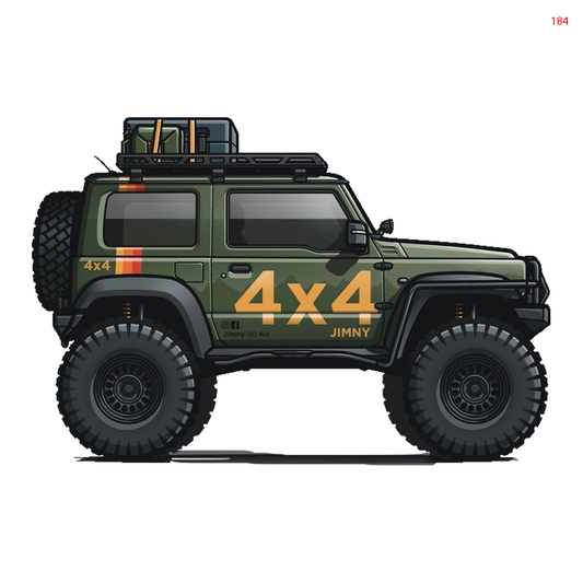 4x4 Jimny Offroad Premium Vinyl Stickers