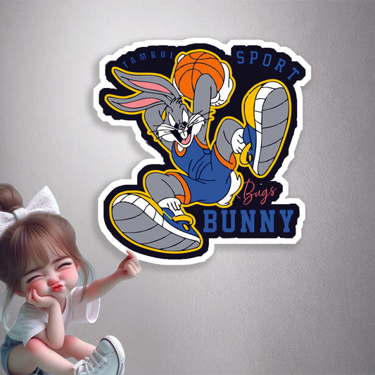 Bugs Bunny Basketball Premium Vinyl Stickers