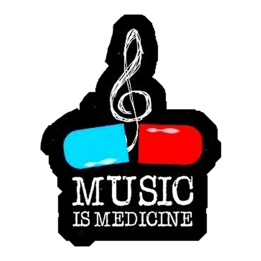 Music Is Medicine Premium Vinyl Stickers