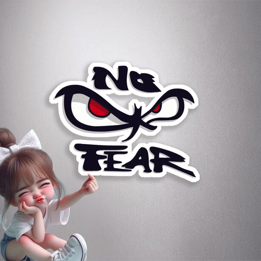 No Fear Eyes Premium Vinyl Stickers