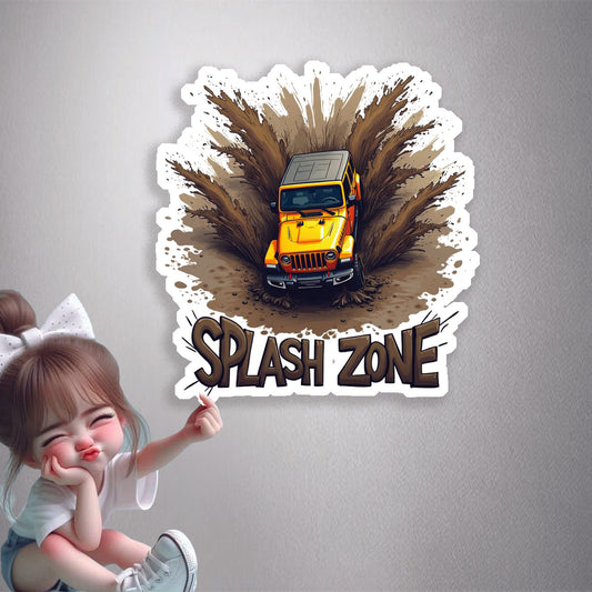 Splash Zone Off-Road Premium Vinyl Stickers