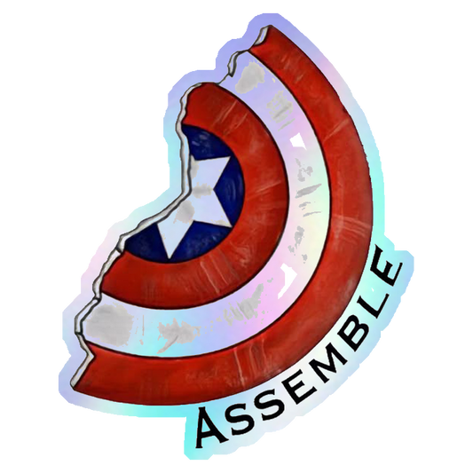Endgame Assemble Holographic Stickers