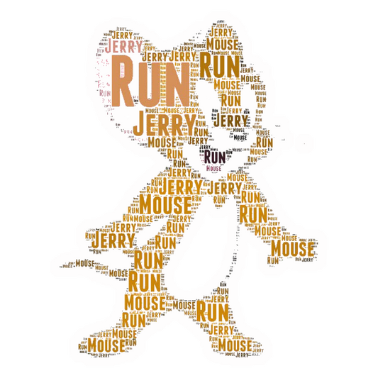 Run Jerry Run Premium Vinyl Stickers