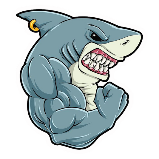 Gym Shark Premium Vinyl Stickers