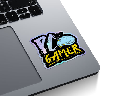 PC Gamer Holographic Stickers