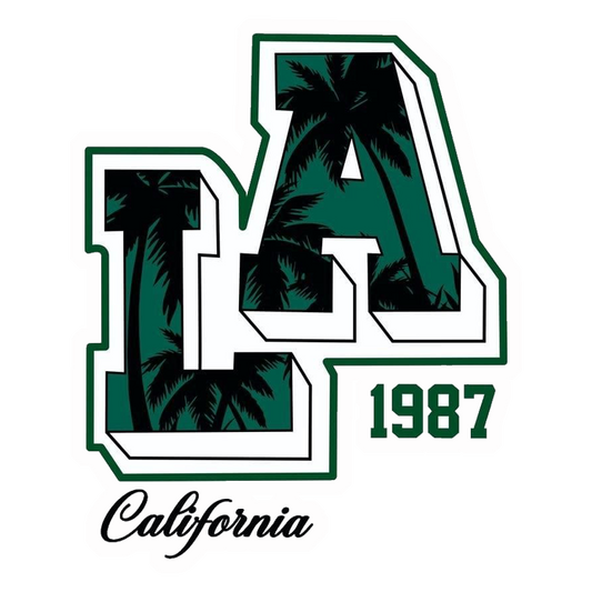 LA 1987 California Premium Vinyl Stickers