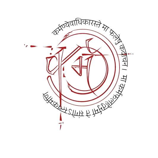 Karma Shloka Bumper Sticker