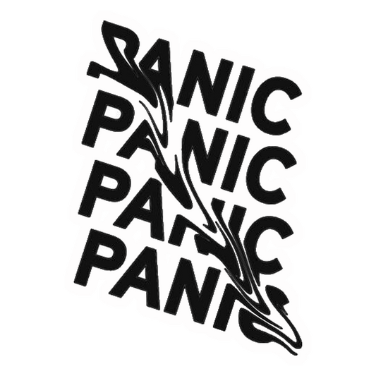 Distorted Panic Premium Vinyl Stickers