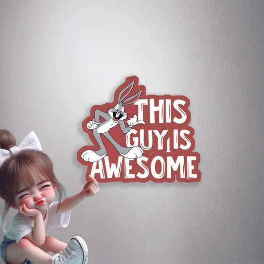 This Guy Is Awesome Premium Vinyl Stickers