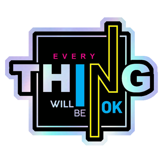 Let Me Overthink This Holographic Stickers