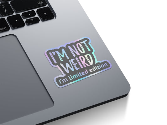 I'm Limited Edition Holographic Stickers
