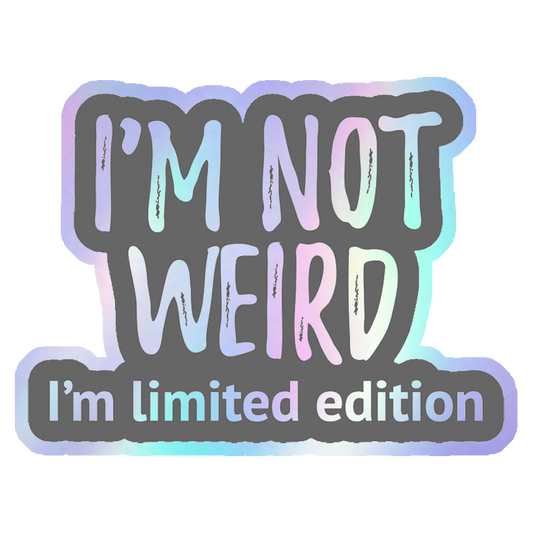I'm Limited Edition Holographic Stickers