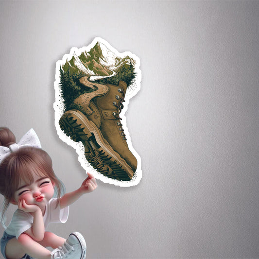 The Trail Ahead Premium Vinyl Stickers