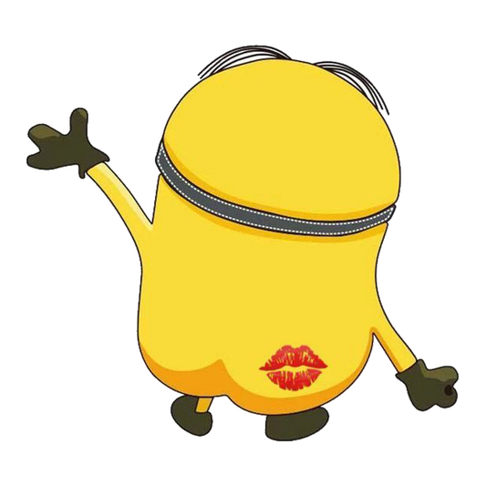 Minion Kiss Premium Vinyl Stickers