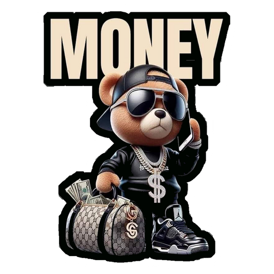 Money Bear Premium Vinyl Stickers