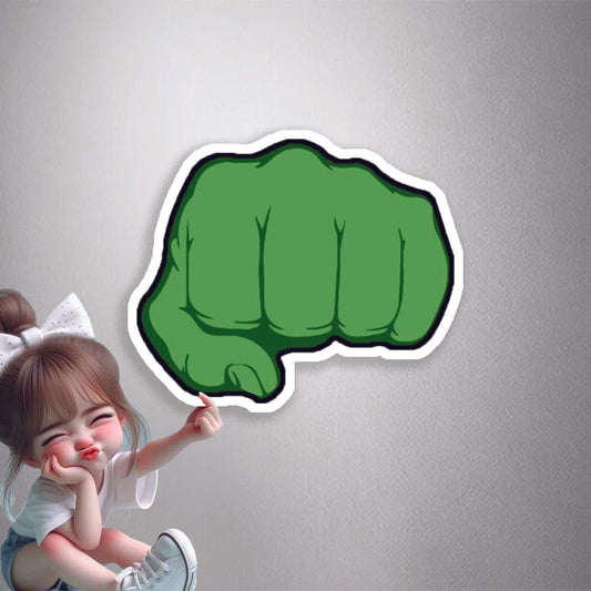 Hulk Smash Fist Premium Vinyl Stickers