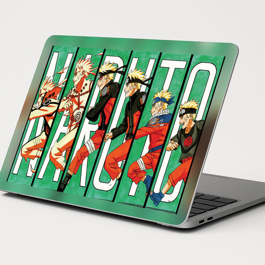 The Many Faces of Naruto Laptop Skin