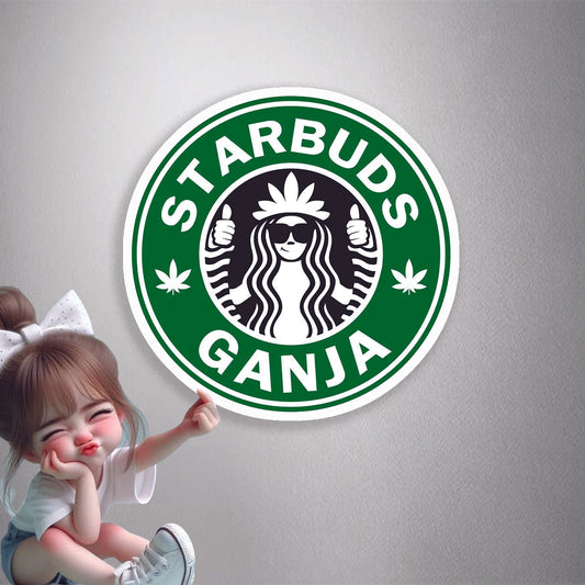 Starbuds Ganja Premium Vinyl Stickers
