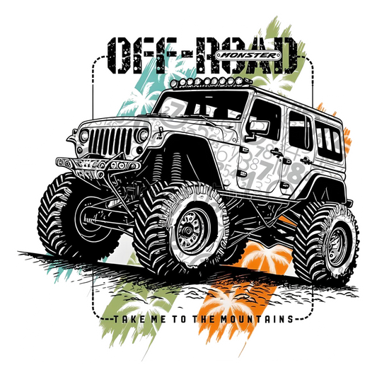 4x4 OffRoad Dirt CarBumper Sticker