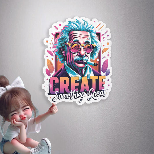 Create Something Great Premium Vinyl Stickers