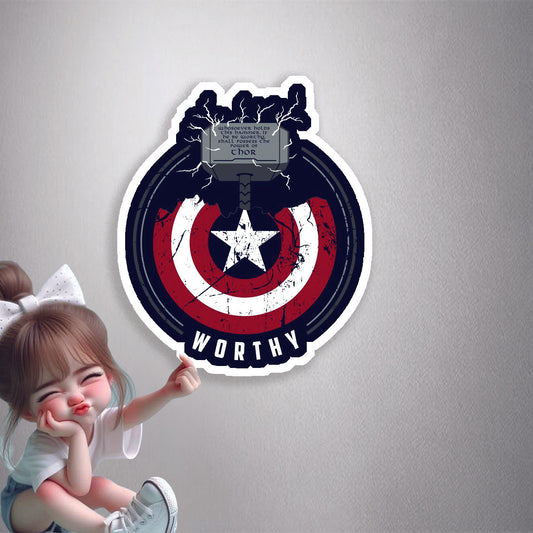 Worthy Marvel Mashup Premium Vinyl Stickers