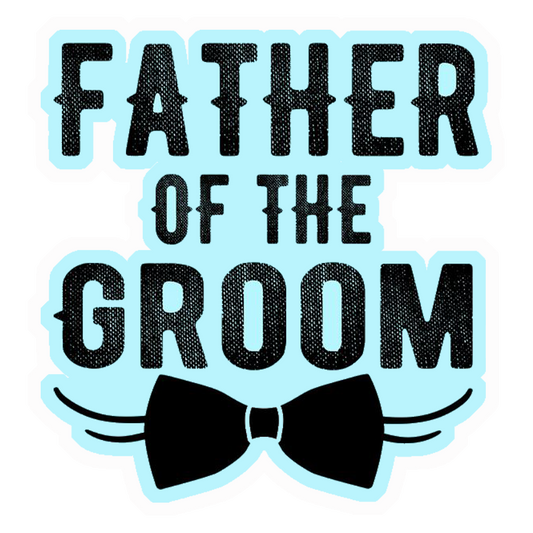 Father Of The Groom Premium Vinyl Stickers