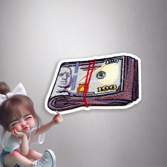 Wad of Cash Premium Vinyl Stickers