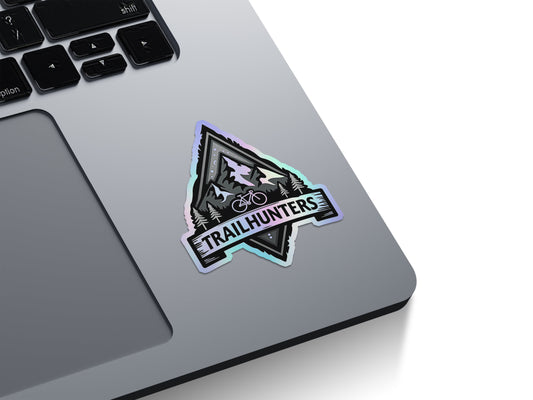 Trailhunters Mountain Bike Holographic Stickers