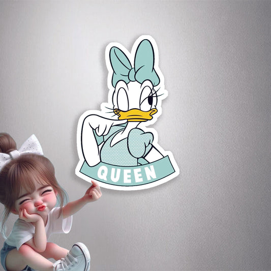 Daisy Duck Queen Premium Vinyl Stickers