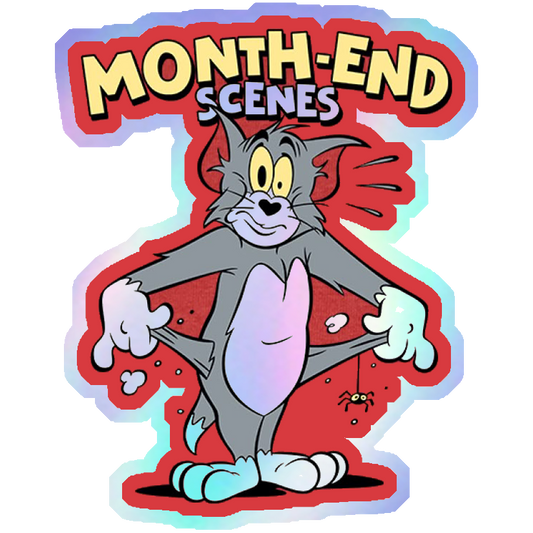 Month-End Scenes Holographic Stickers
