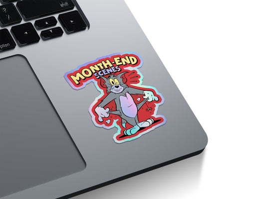 Month-End Scenes Holographic Stickers