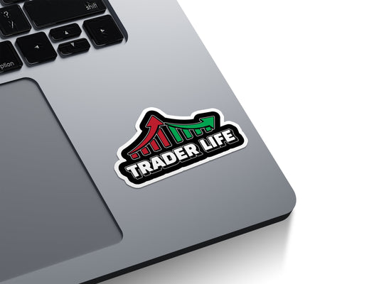 Trader Life Holographic Stickers
